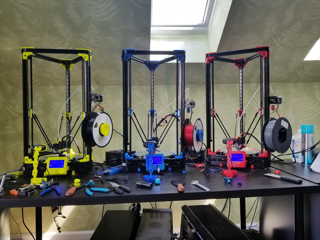 Smoothieware Configuration for Anycubic Kossel Linear Plus