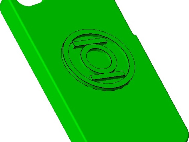 Green Lantern iPhone 4 case