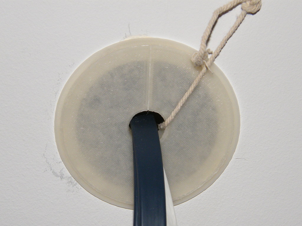 Cable Grommet for Desk or Dry-lining  (parametric)
