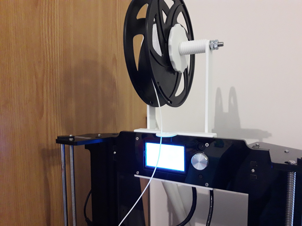 Anet A6, LCD spool holder