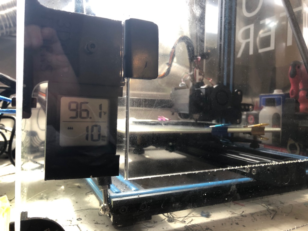 CR-10 Enclosure Thermometer Holder