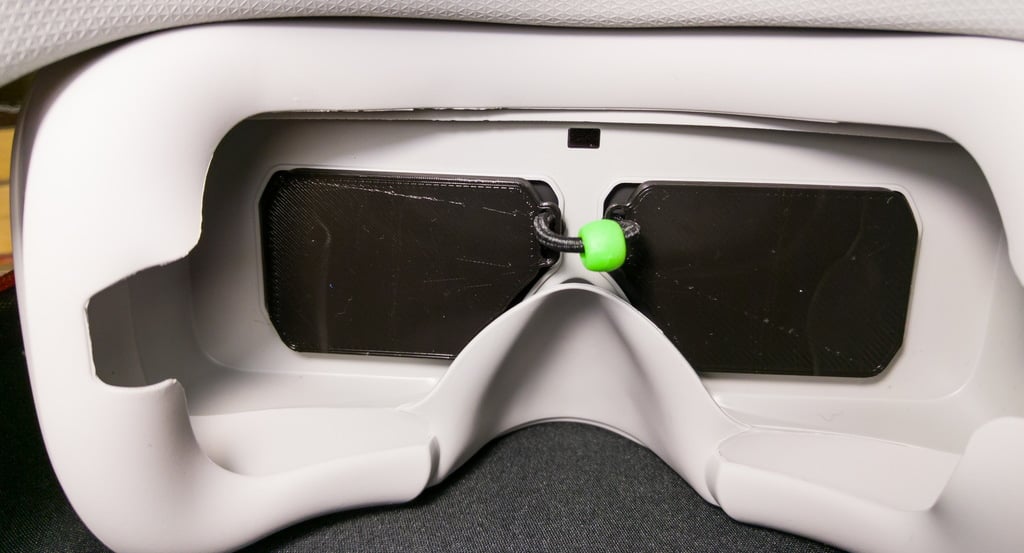 Protective lens covers for DJI goggles