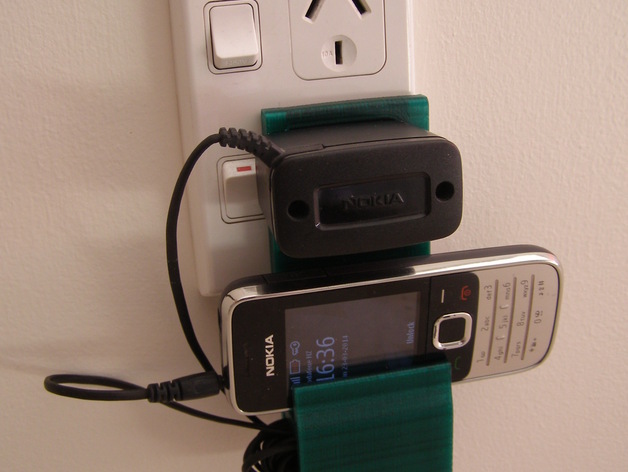 Nokia candy-bar style phone charger bracket