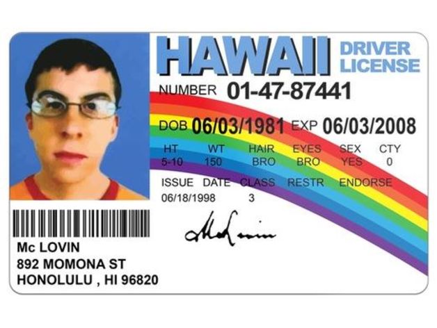 Mclovin License Mc Lovin