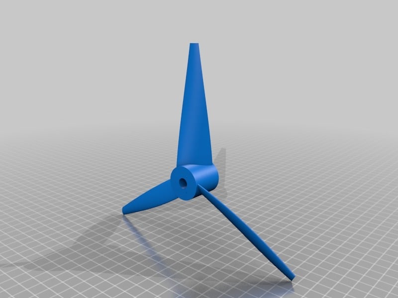 propellers and repellers - OpenSCAD library fully parametrized using Naca  four digit airfoil data by Parkinbot - Thingiverse