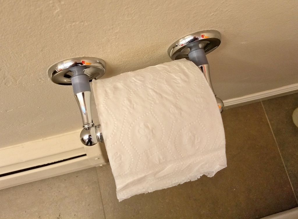 Toilet Paper Holder Spacer (for large rolls of TP)