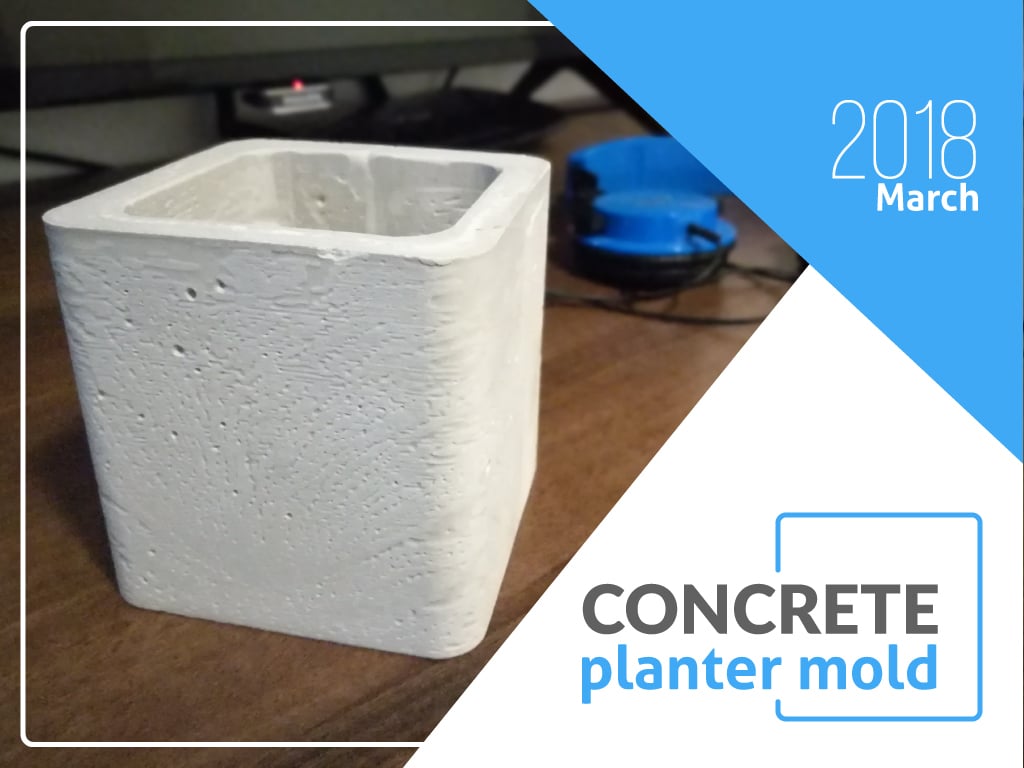 Concrete planter/pot mold