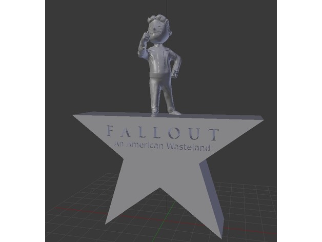 Fallout Hamilton Crossover Statue