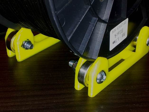 Filament Spool Holder Roller Stand Designed for 608Z bearings.