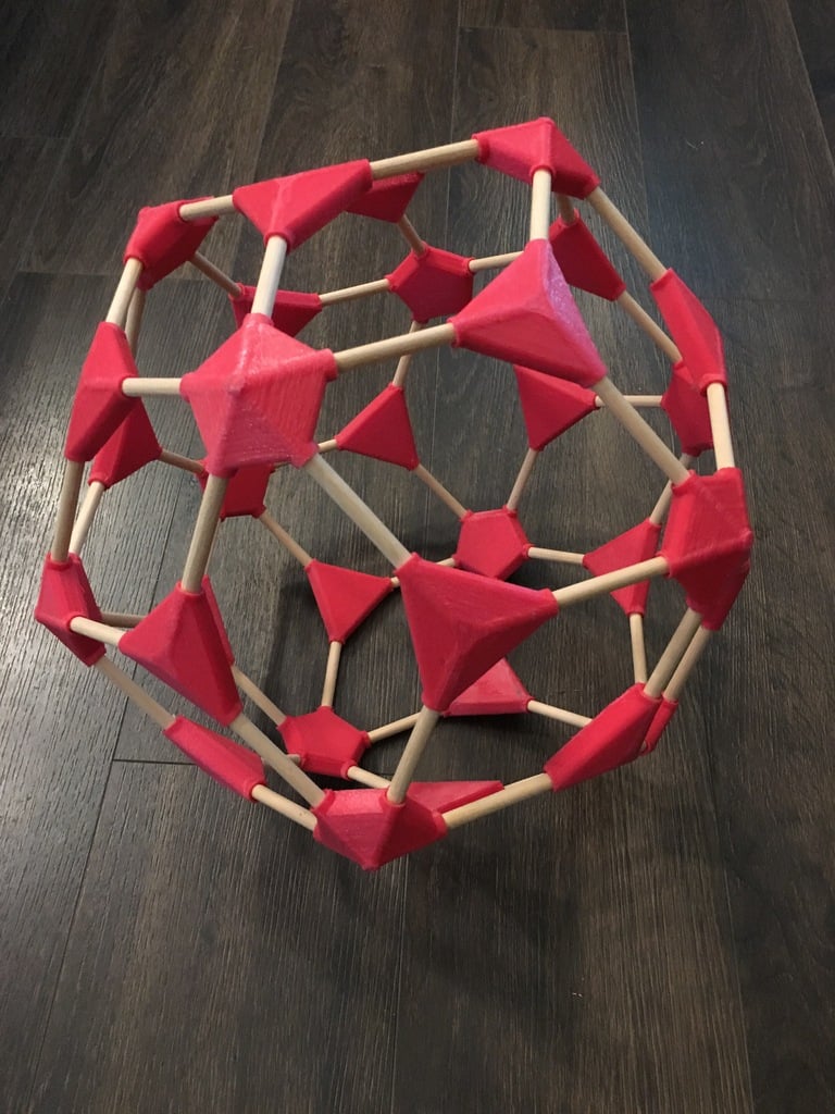 Rhombic Triacontahedron Connectors