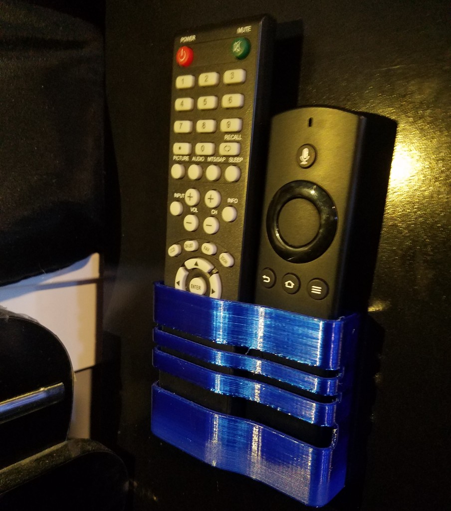 Remote holder for fire tv