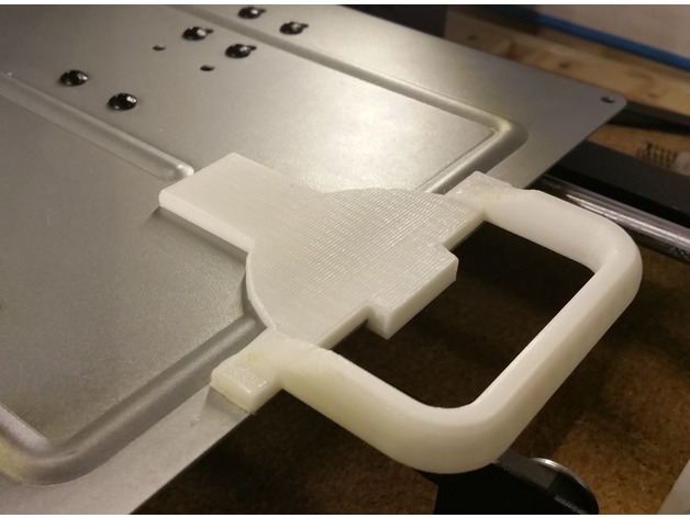 Bed handle for Wanhao Di3 / Monoprice Maker Select v2.1