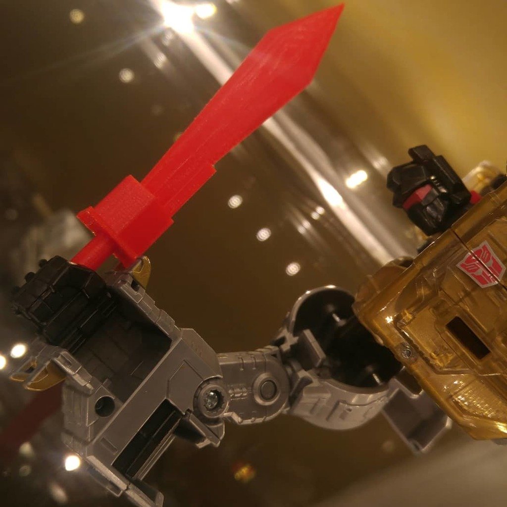 Power of the Primes Grimlock G1 styled sword
