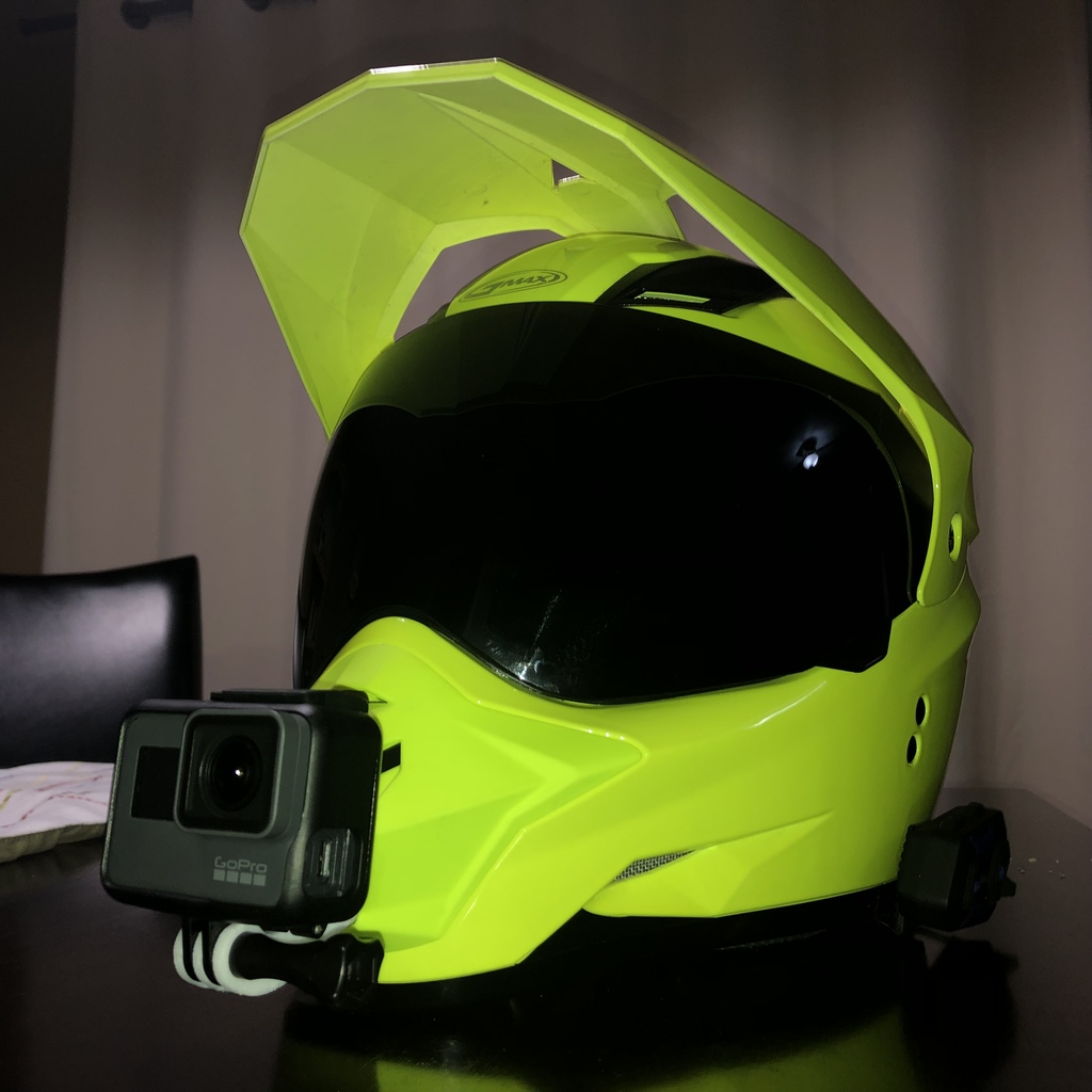 Gopro mount for Gmax helmet