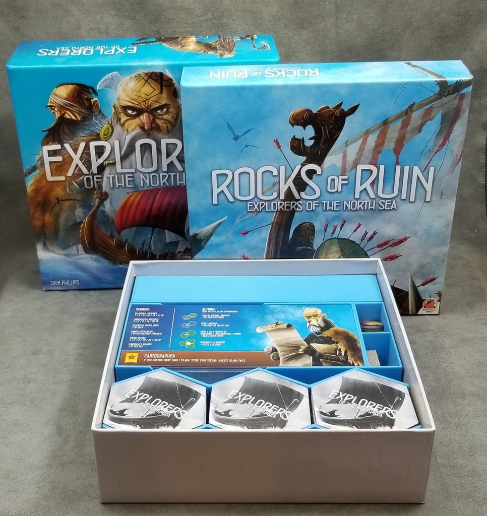 Karve - Board game Insert for Explorers of the North Sea and Rocks of Ruin Expansion