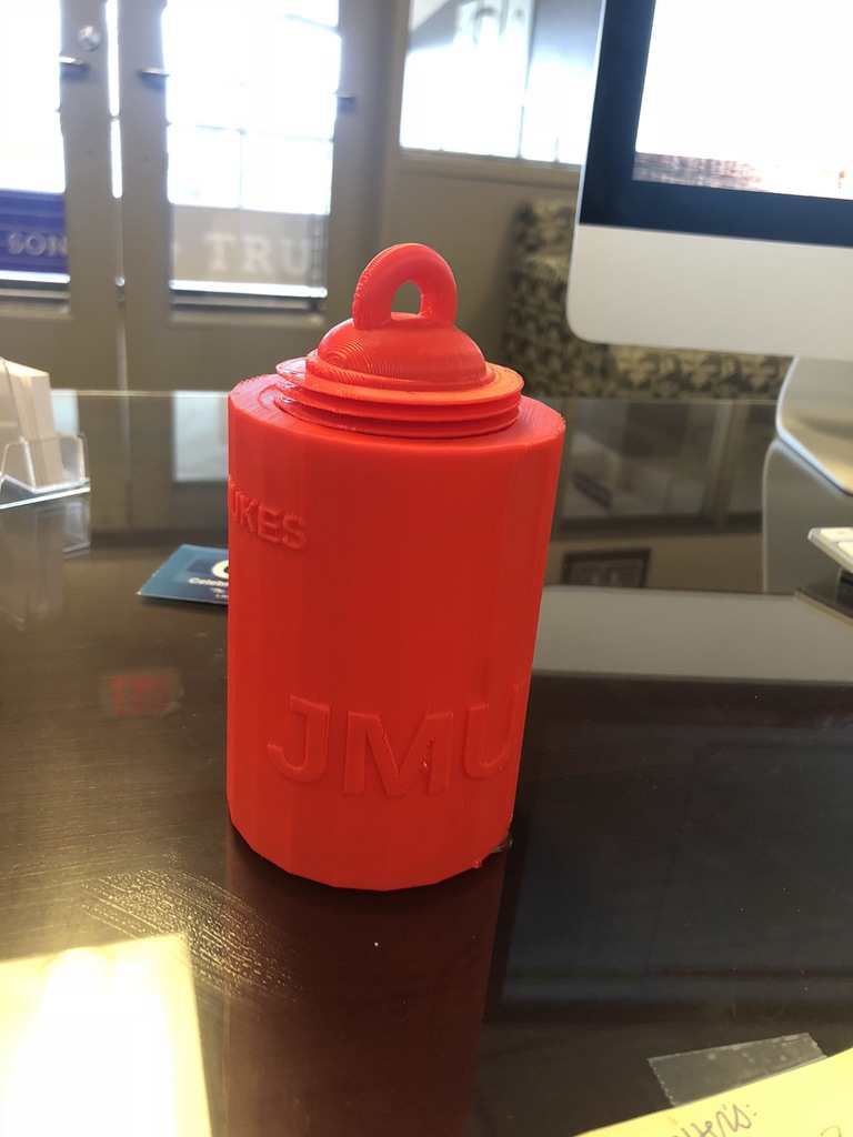 JMU Screw Top Water Bottle