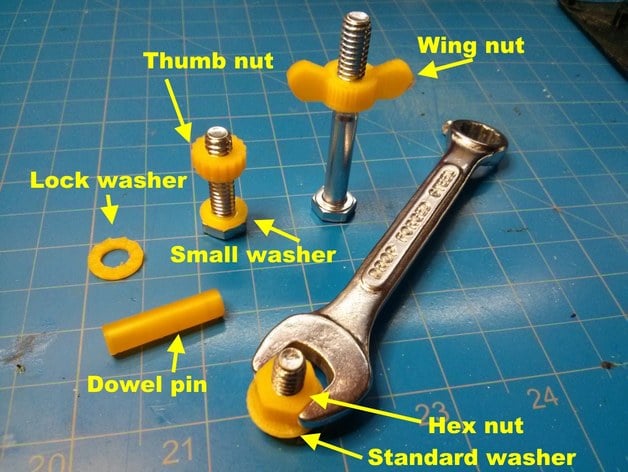Customizable - Every nut and washer