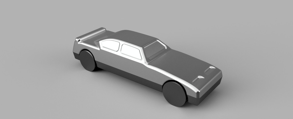 Model de petite voiture pour fonderie aluminium