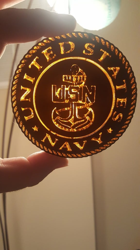 US NAVY Coin *DUAL EXTRUSION*