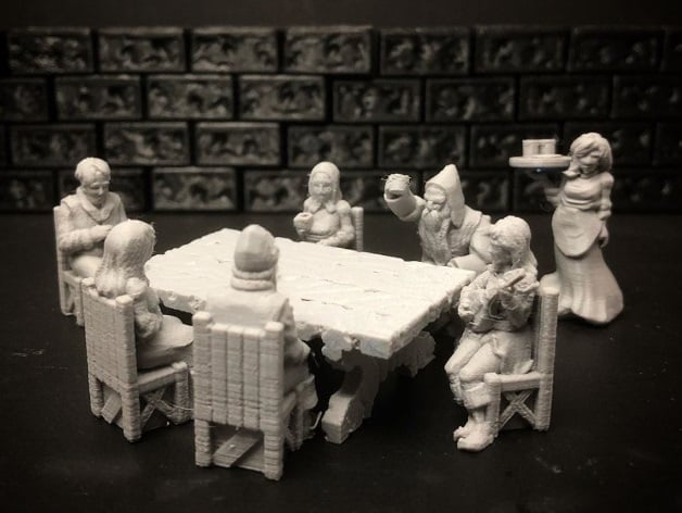Image of Townsfolke: Tavern Patrons (28mm/32mm scale)