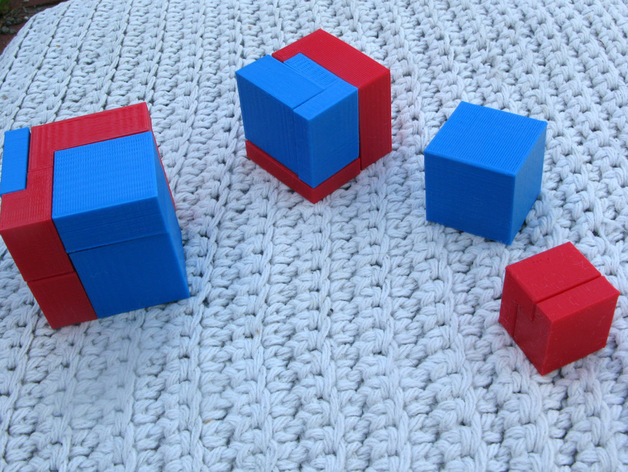 Cube Dissection Puzzle 2