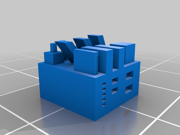 Small Cube Test Object
