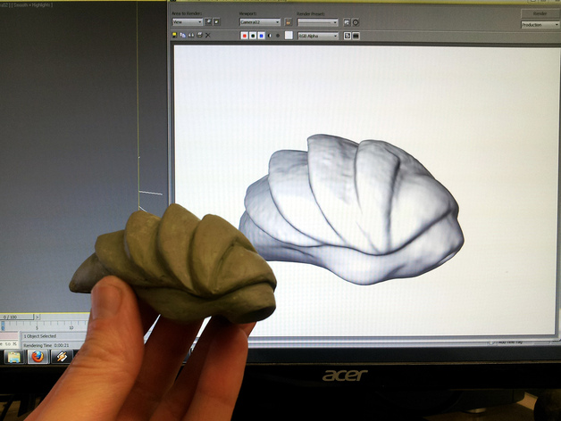 3D Scan - Pillbug Sculpt
