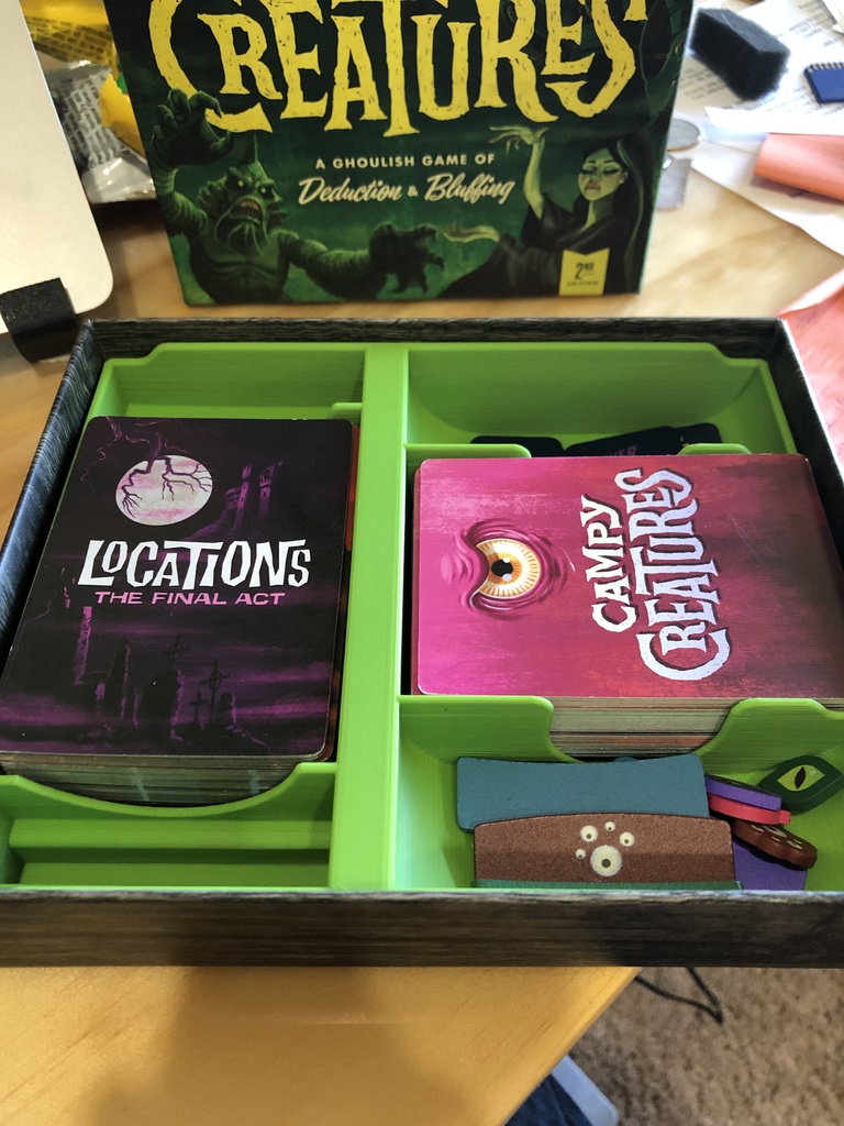 Campy Creatures 2nd Edition Insert