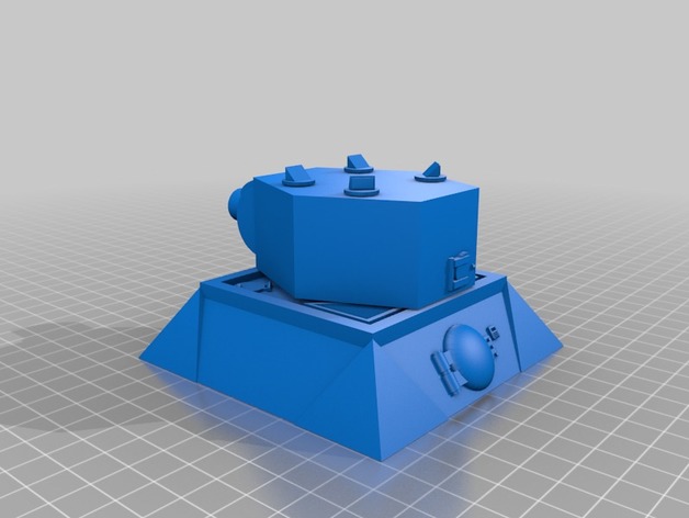 28mm Sci Fi Wargaming Turret Emplacement By Redstarkits Thingiverse