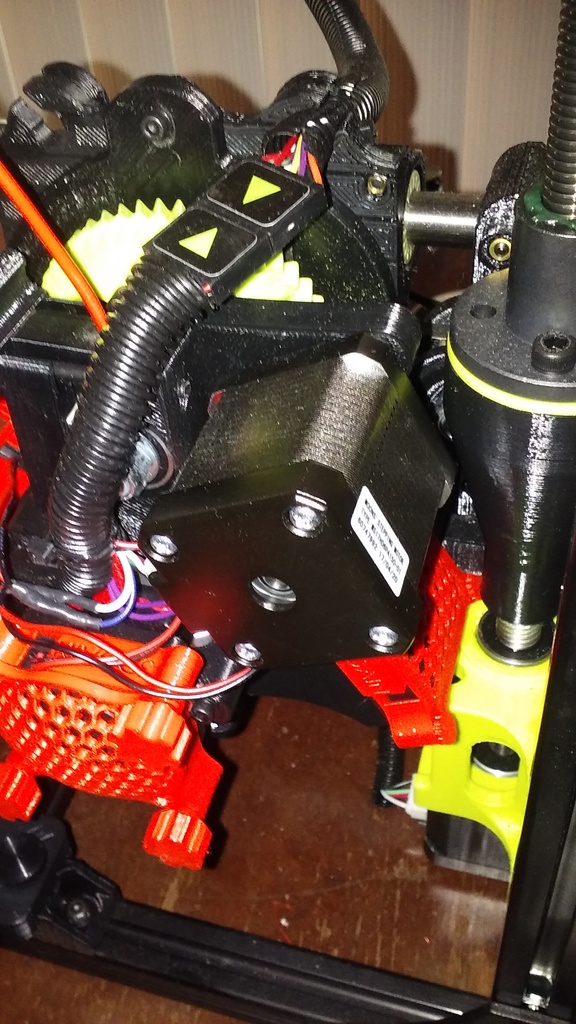 Llzbot Taz 6: Single Extruder Fan Grills and Housing and 3D screws