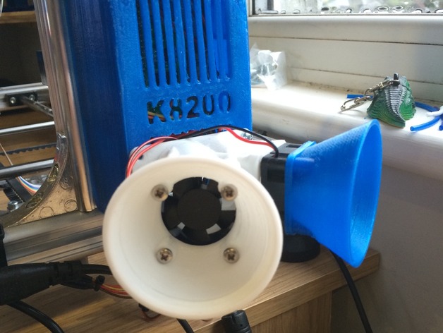 Twin cooling fans/Cooling ducts - Velleman K8200