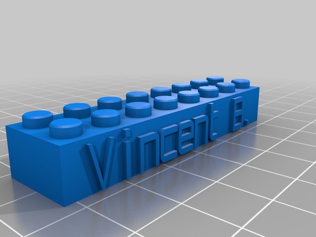 Lego Block Vincent B.