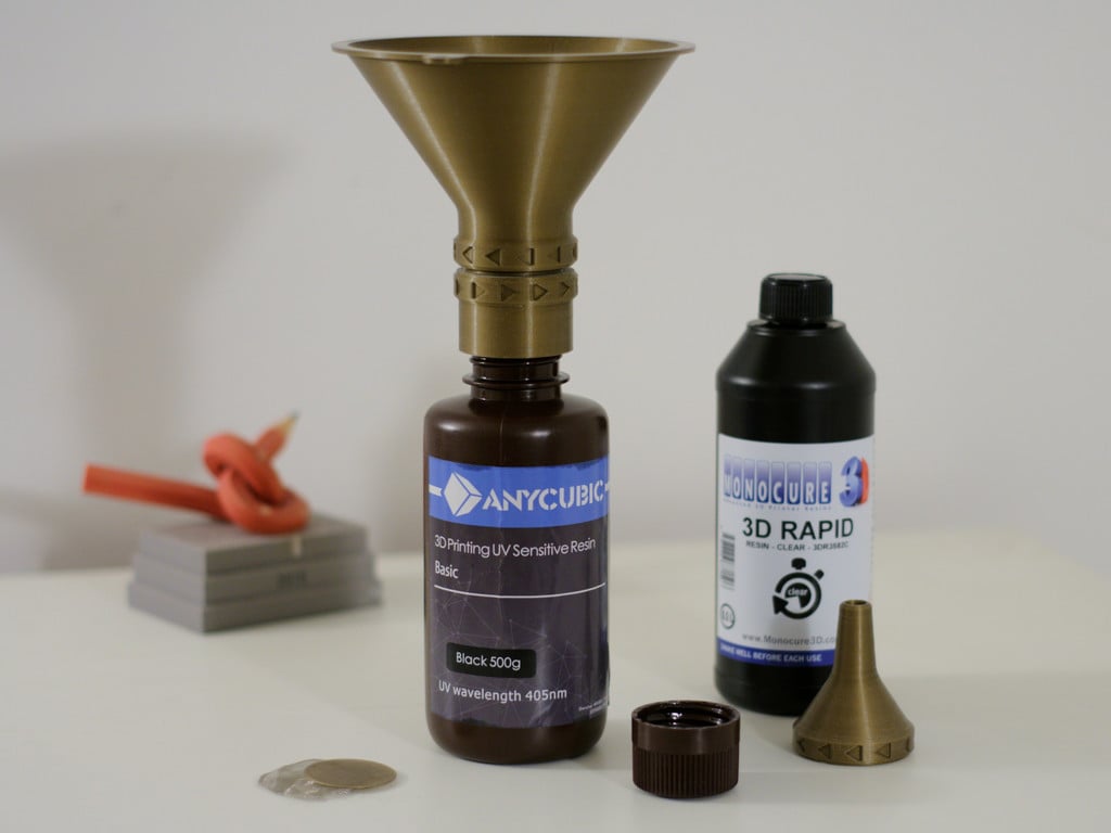 Anycubic Photon and universal uv resin funnel with filter