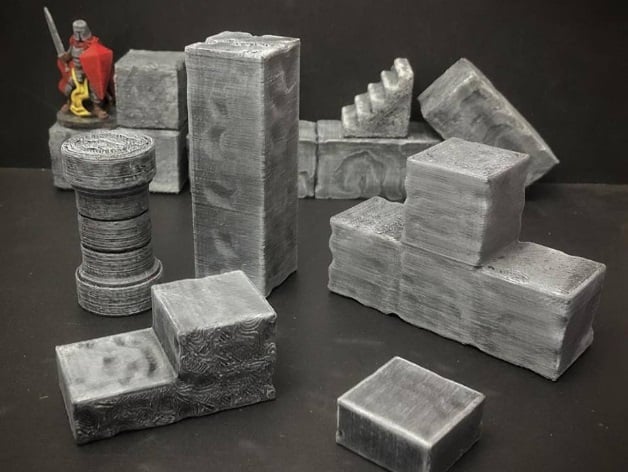 Image of ScatterBlocks: Cyclopean Stone Parts Expansion (28mm/Heroic scale)