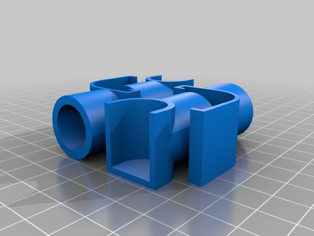 My Customized spool holder for M3D printer 16mm pipe