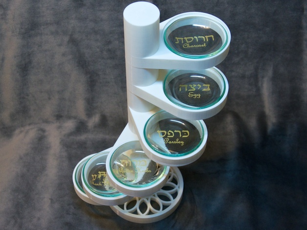 Vertical Seder Plate