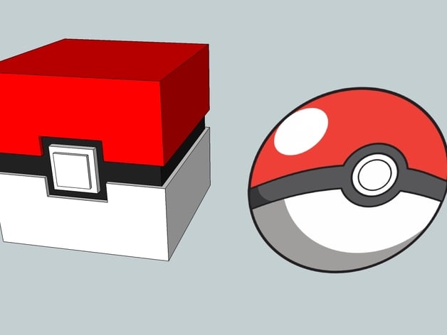 Pokecube The Square Pokeball By Snorri Thingiverse