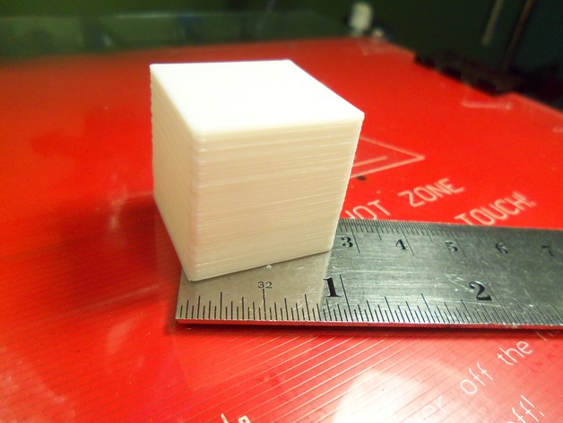 1" SAE Calibration Cube
