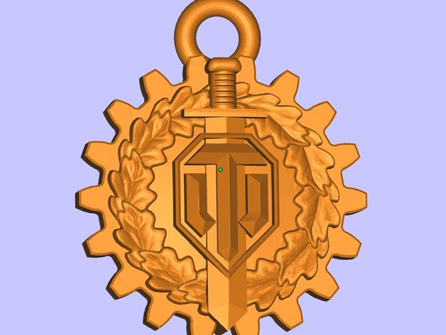 WOT logo keychain