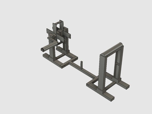 3D Printer Filament Rewinder Station - Hand Crank