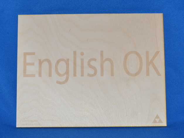 English OK Sign