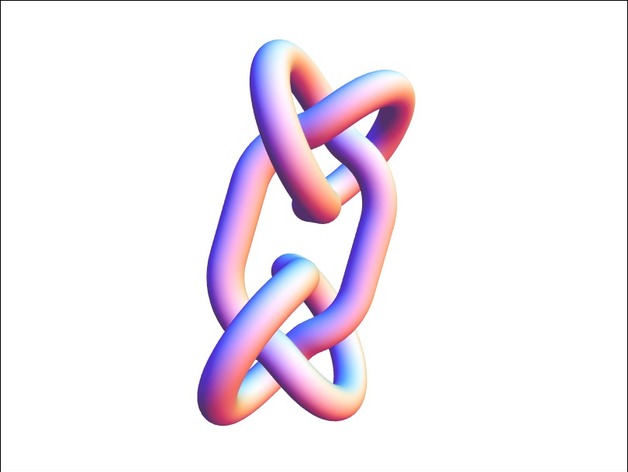 Composite Knot: 3_1 # 3_1 (square and granny versions)