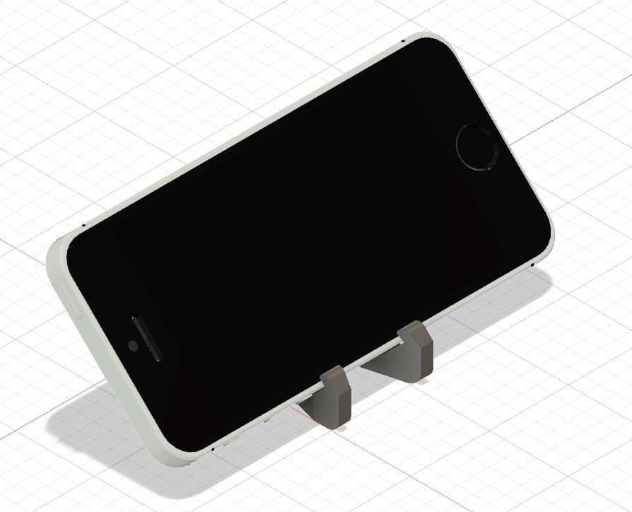 Stand for Iphone SE horizontal orientation