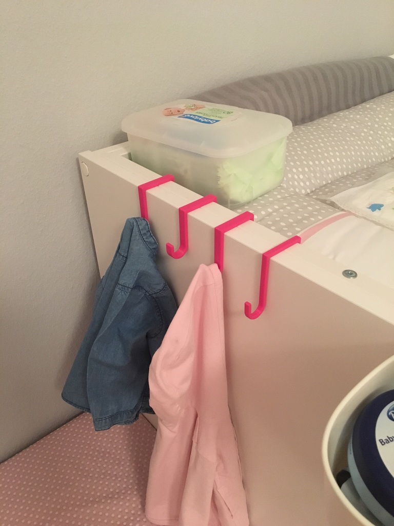 Hook for IKEA STUVA Diaper-Changing Table 