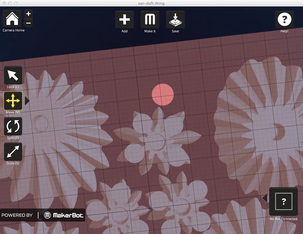 Ear Raft - Makerware Print Aid