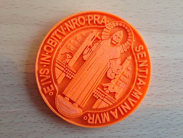 Saint Benedict Medal - Frontside of Medal