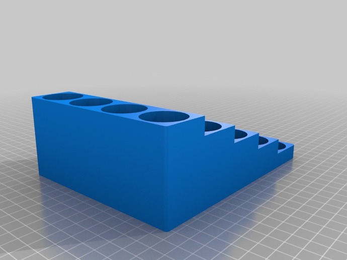 Stepped bottle rack- vacuum forming mold