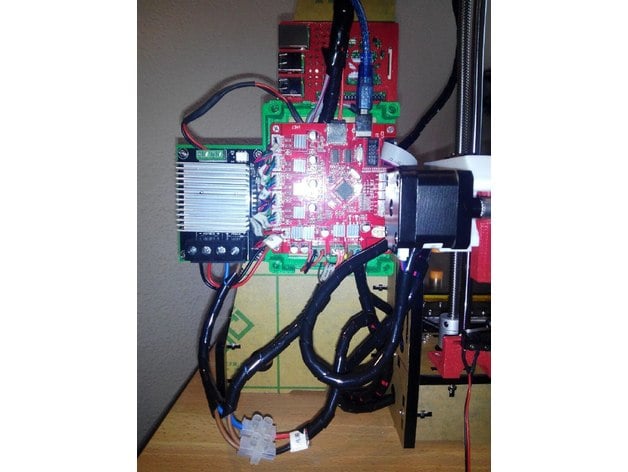Anet A8  Mainboard + Mosfet + Rasberry Pi Holder