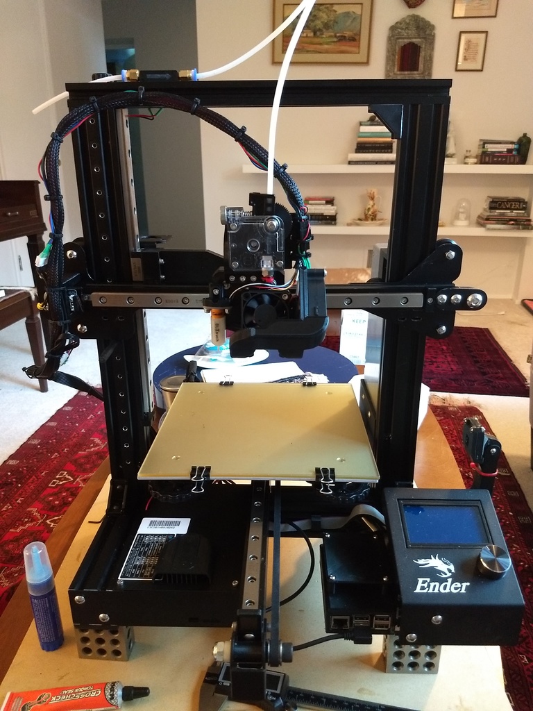 Ender 3 CR-10 X axis linear rail - direct extruder