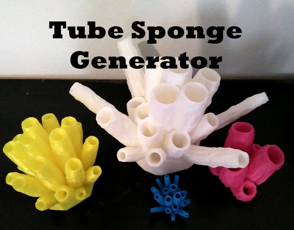 Plastic Reef #3: Tube Sponge Generator